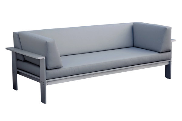 Modern Outdoor Luma Patio Sofa With Cushions Wayfair Outdoor Luma Patio Sofa With Cushions