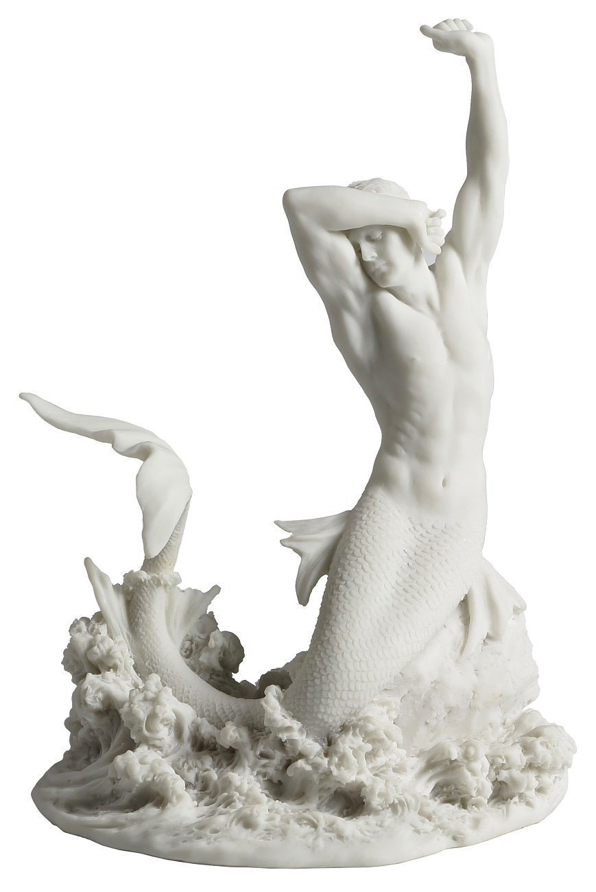 Highland Dunes Borquez Merman Stretching On Rock Figurine Reviews Wayfair