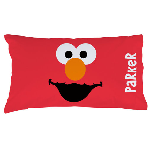 Cps Personalized Sesame Street Elmo Pillow Case Wayfair