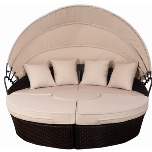 Humphery Patio Daybed with Cushions by