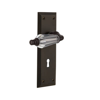 Nostalgic Warehouse New York Privacy Door Knob With New York Long