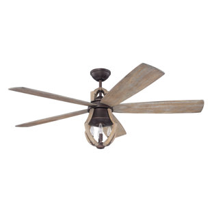Cottage Country Ceiling Fans You Ll Love Wayfair 56 Marcoux 5 Blade Ceiling Fan With Remote Light Kit Included