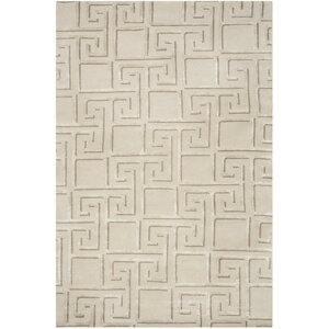 Steinber Hand-Knotted Silver Area Rug