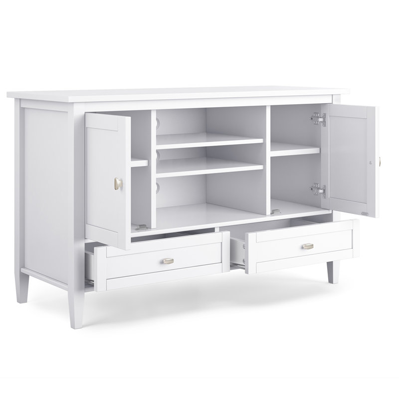 Alcott Hill Oyama Solid Wood Tv Stand For Tvs Up To 50 Reviews Wayfair