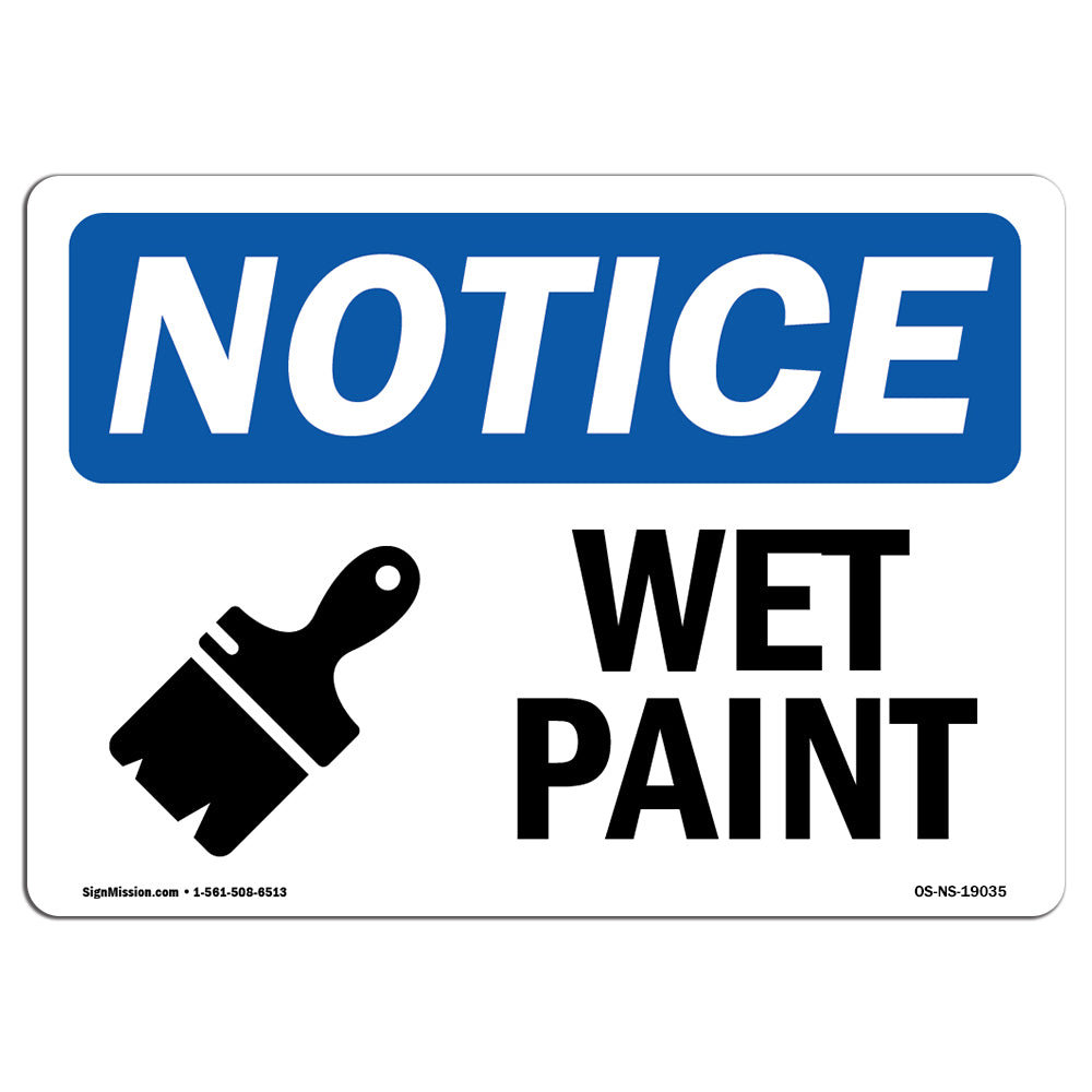 SignMission Wet Paint Sign Wayfair