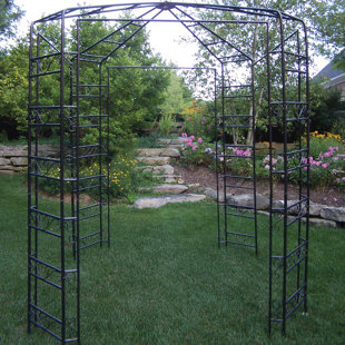 Go to store & view more images Aguilar 9 Ft. W x 9 Ft. D Metal Patio Gazebo by Oakland Living