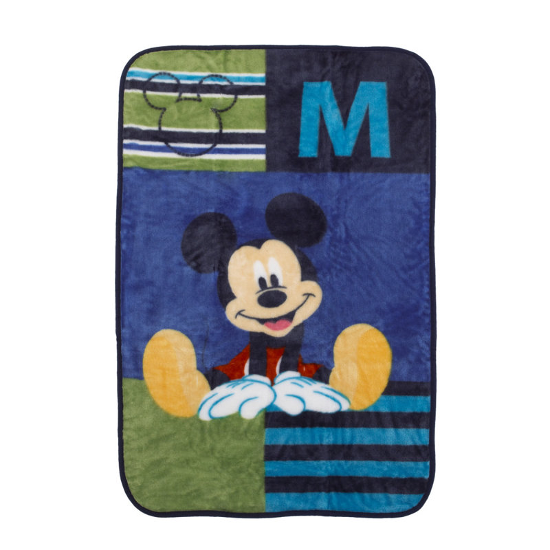 mickey mouse crib blanket