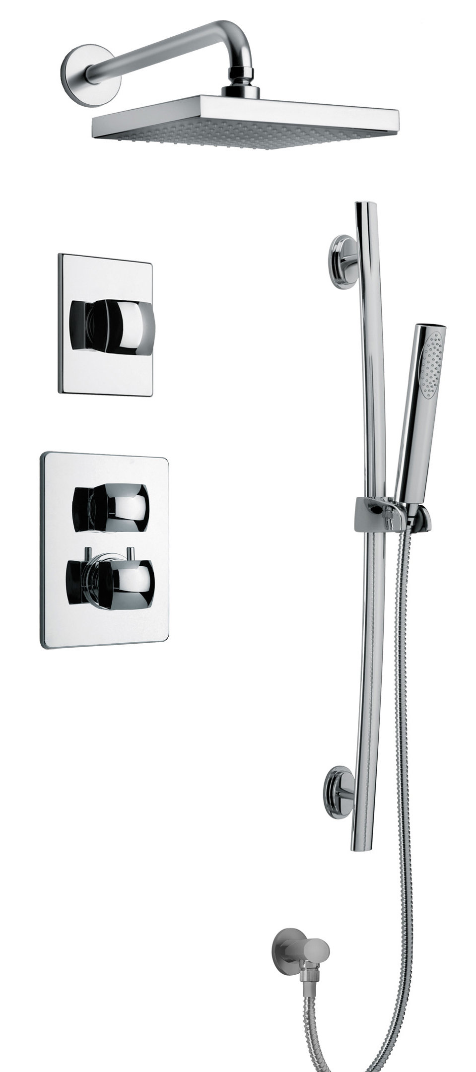 Latoscana Lady Thermostatic Complete Shower System Reviews Wayfair