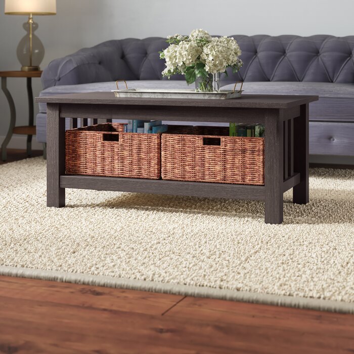 denning coffee table with storage