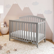 light grey cot bed