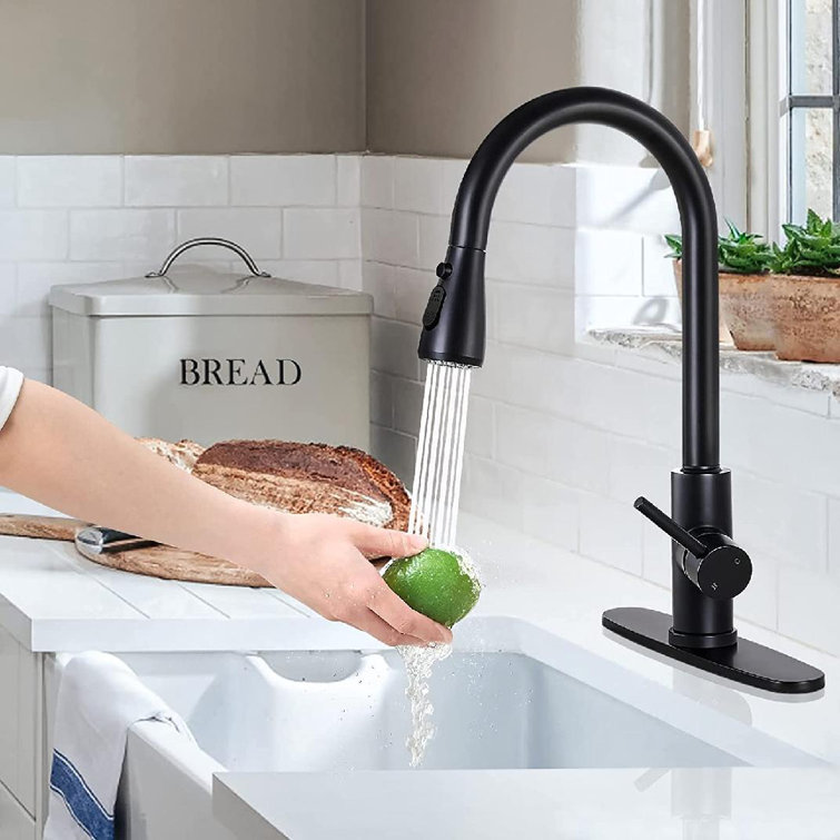 CONGYI_HUAFU Touch On Kitchen Faucets With Pull Down Sprayer ...