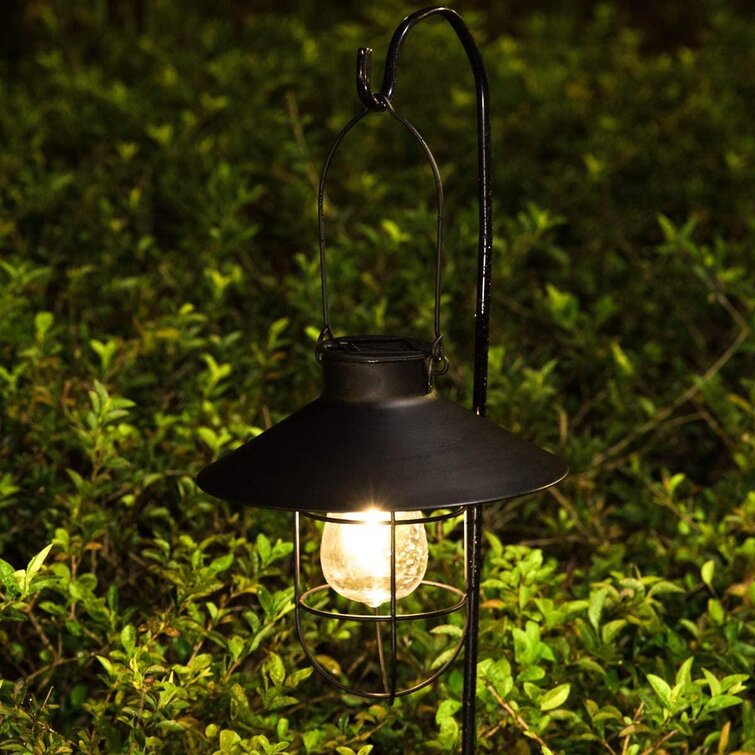 Vintage Solar Lantern Lamp Outdoor Hanging Waterproof Outdoor Lights for Yard