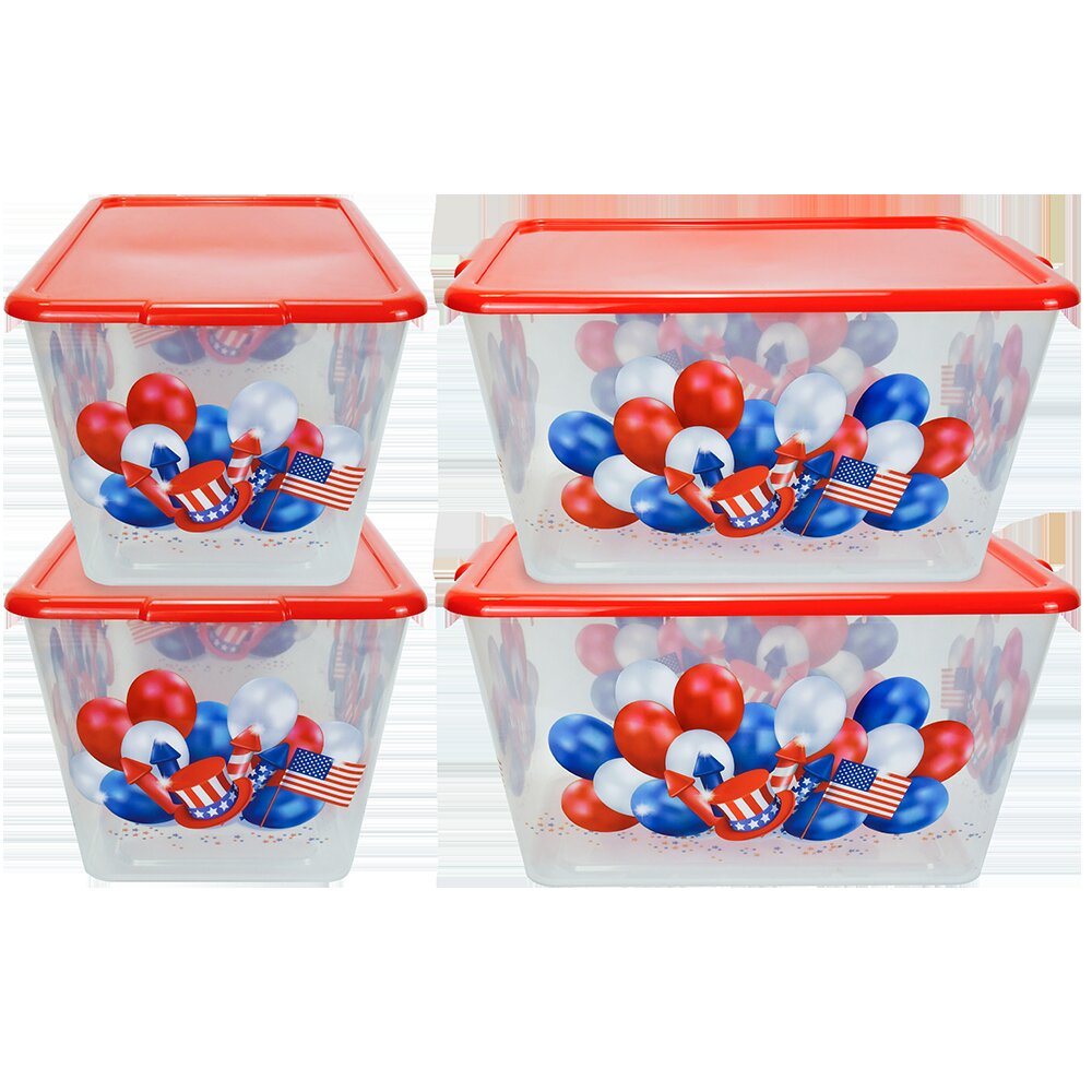 clear totes with lids