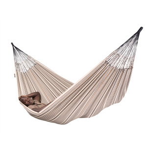 Go to store & view more images Flora Organic Cotton Double Tree Hammock by LA SIESTA
