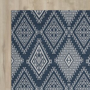 Tsukiji Blue Area Rug