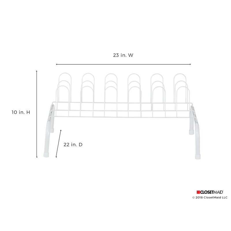 Closetmaid 9 Pair Shoe Rack Reviews Wayfair