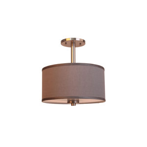 3-Light Semi-Flush Mount