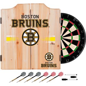 NHL Dartboard and Cabinet Set