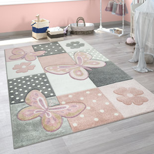 Coloranimal Area Rugs Abstract Floral Puzzle Living Room Bathroom Bedroom Home Decorative Doormat Rectangle Easy to Clean Door Mat