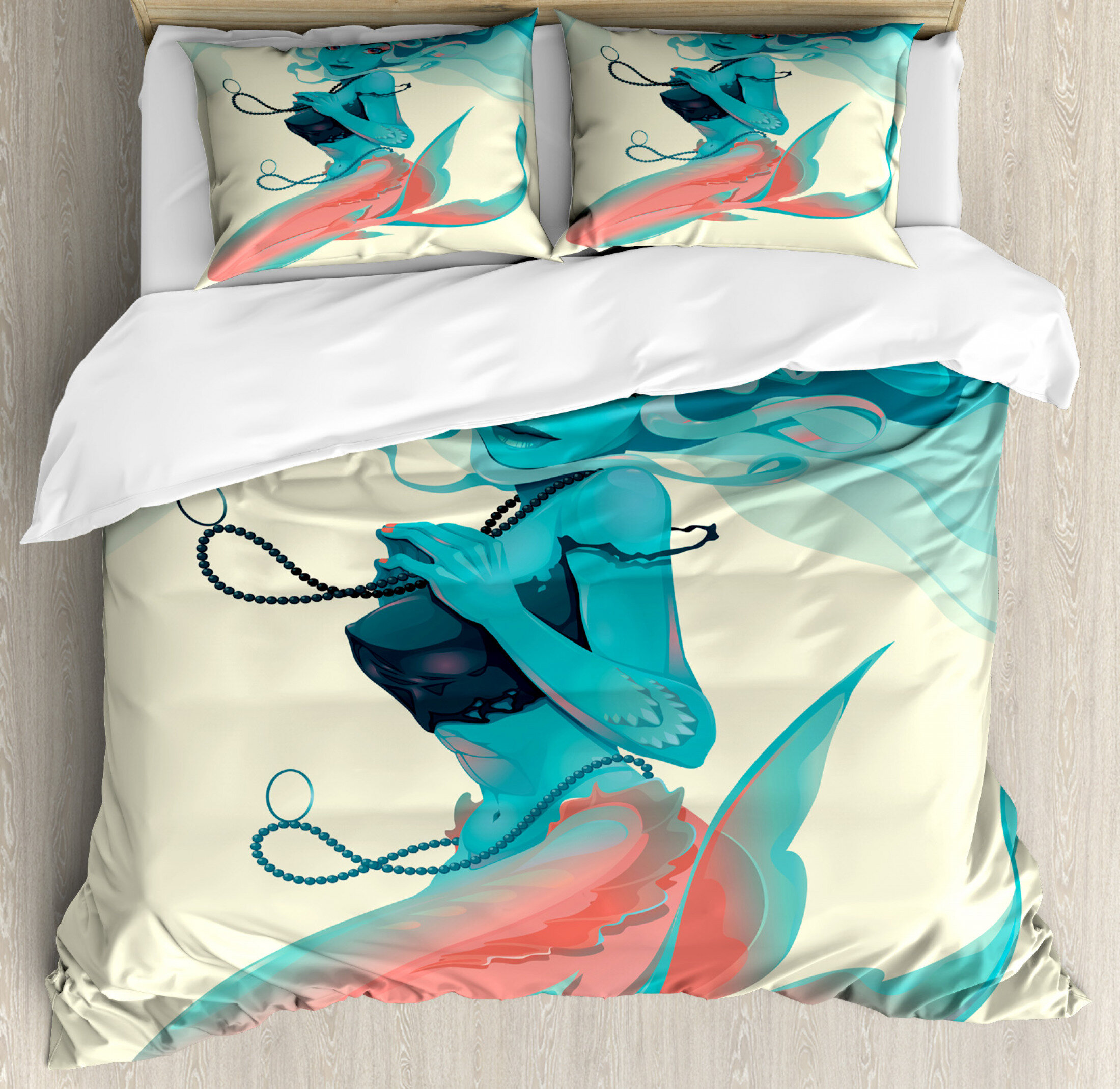 East Urban Home Mermaid Duvet Cover Set Wayfair