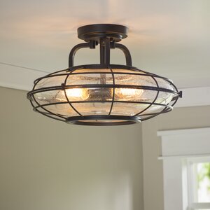 Roberts 3-Light Semi-Flush Mount