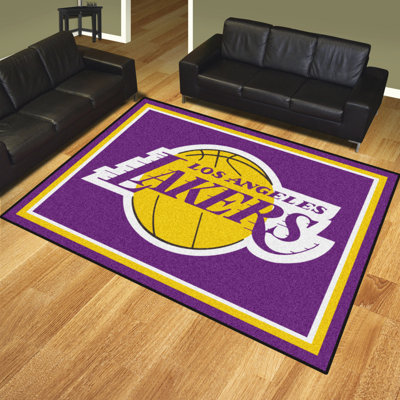 NBA Taligate Area Rug FANMATS NBA Team Los Angeles Lakers