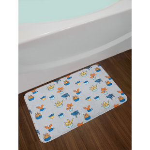 Bath Mat Without Suction Cups Wayfair Ca