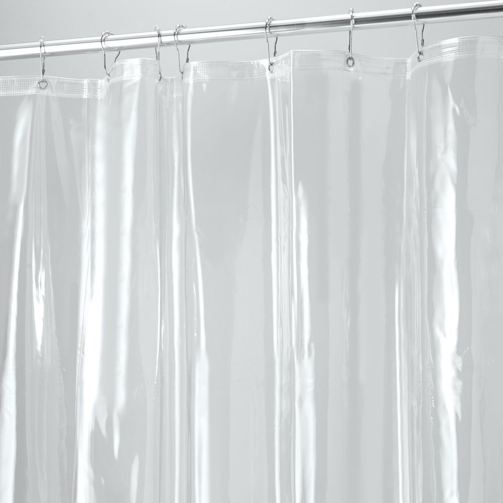 Shower Curtain Liner Clear Vinyl 72 X 96 Bathroom Bathtub Tub Magnets Extra Long 
