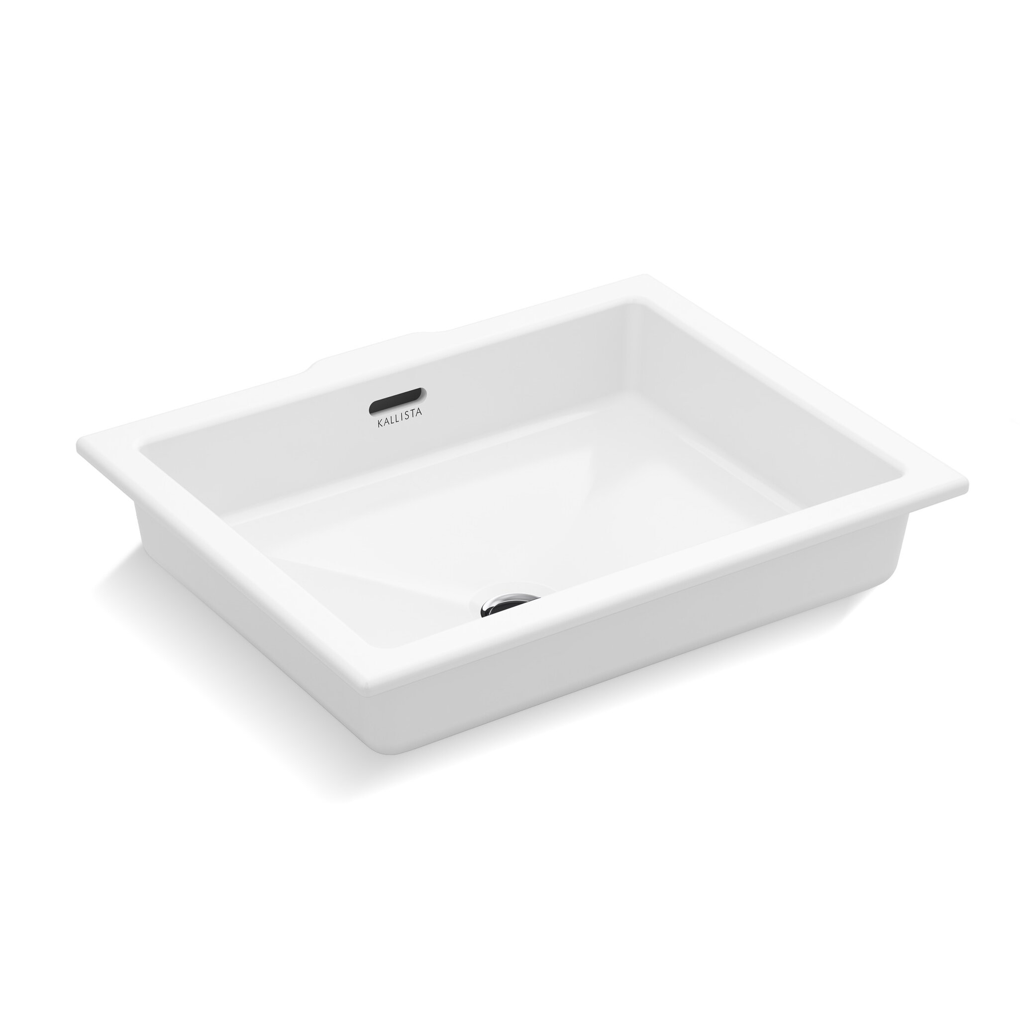 Kallista Perfect Centric Rectangle Undermount Bathroom Sink With Overflow Wayfair