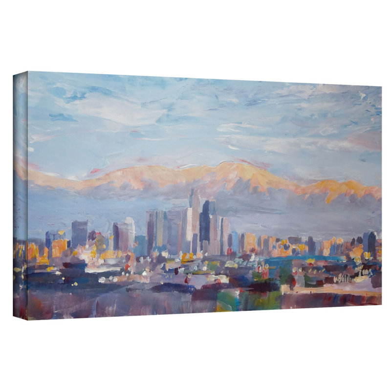 Artwall Los Angeles Sierra Nevada By Martina Markus Bleichner Painting Print On Wrapped Canvas Wayfair