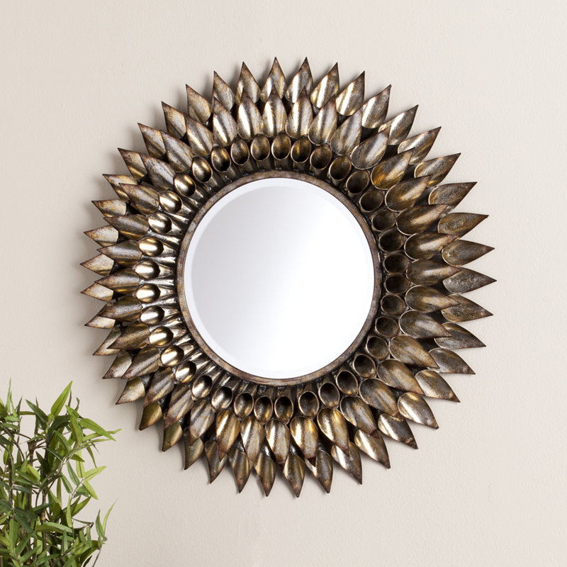 World Menagerie Round Galvanized And Weathered Silver Decorative