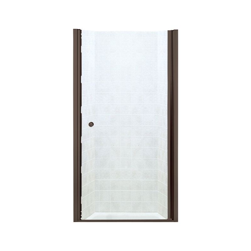 Sterling By Kohler Finesse 36 5 X 65 5 Pivot Frameless Shower Door Wayfair