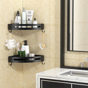 3-Compartment Bath Rack  Extendable Chrome 
