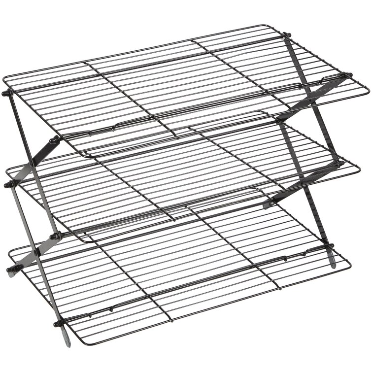 Non-Stick 3-Tier Collapsible Cooling Rack