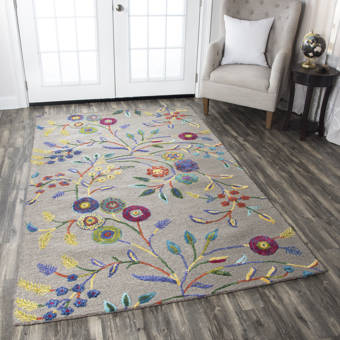 T Style Dairy Blue And Black Area Rug Wayfair
