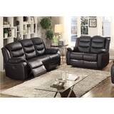 Bennett Reclining 2 Piece Leather Living Room Set by AC Pacific