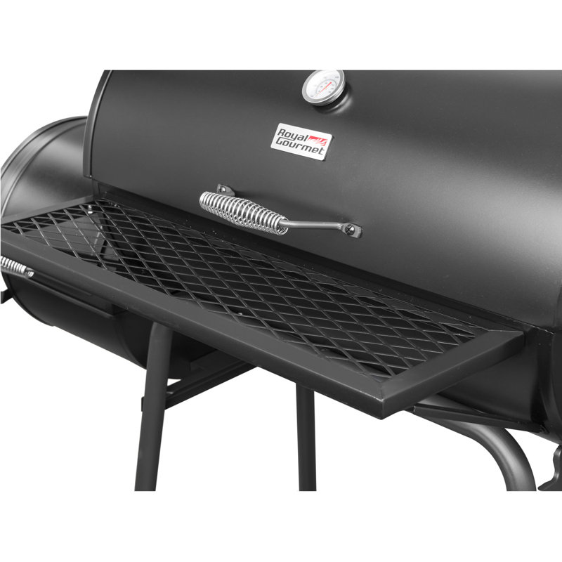 Royal Gourmet 26 Barrel Charcoal Grill With Smoker Reviews Wayfair 26 Barrel Charcoal Grill With Smoker