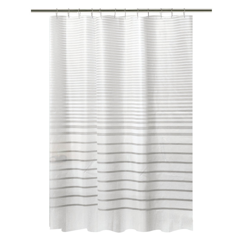 Bath Bliss Stripe Design Peva Shower Curtain Set Reviews Wayfair