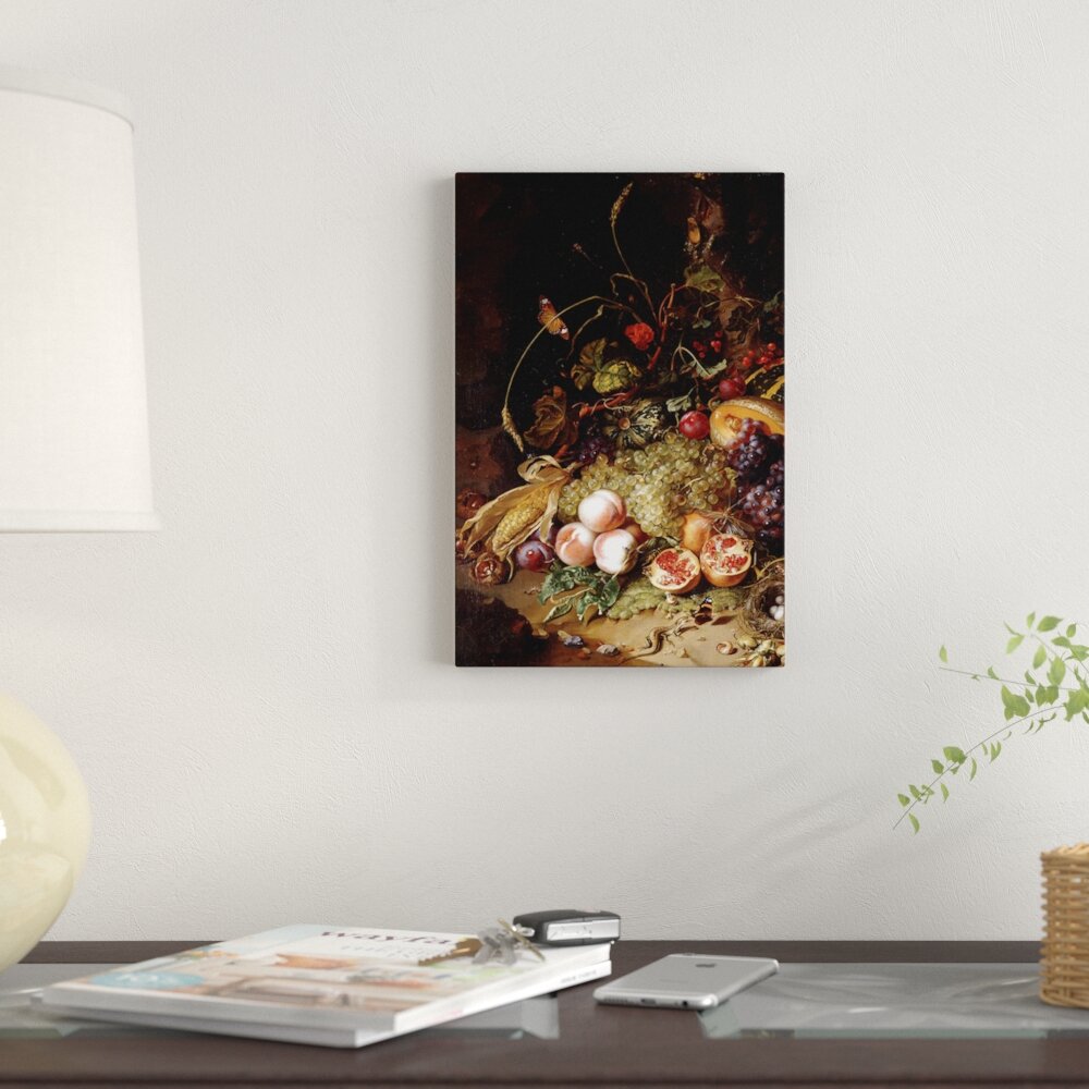 East Urban Home Still-Life With Fruit And Insects by Rachel Ruysch ...