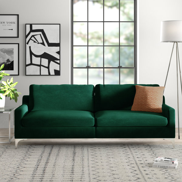 Modern Contemporary Olive Green Sofa Allmodern