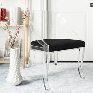 Clear Lucite Dining Chairs Wayfair Ca Annloraine Lucite Upholstered Dining Chair
