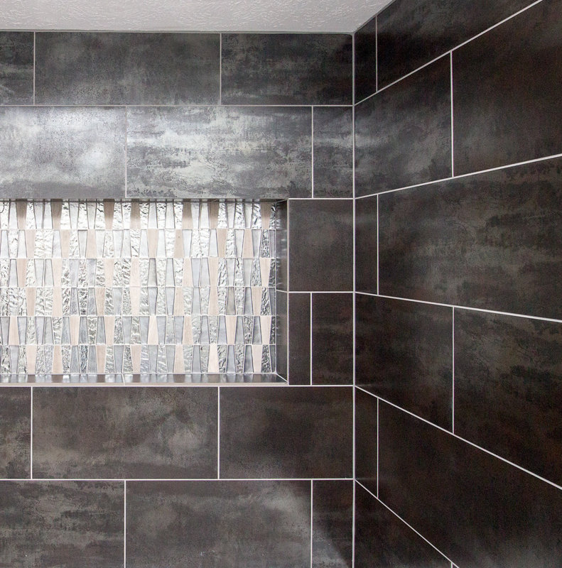 Emser Tile Alchemy 24 X Porcelain Metal Look Field In Alchemy 24 X Porcelain Metal Look Field Tile In Silver Matte