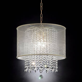 Alcott Hill Guerro 9 Light Shaded Classic Traditional Chandelier Reviews Wayfair