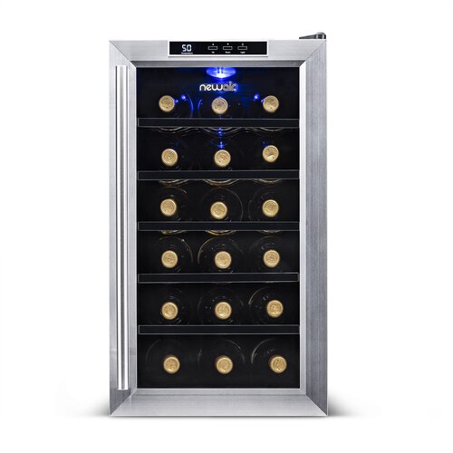 Newair 18 Bottle Single Zone Freestanding Wine Refrigerator