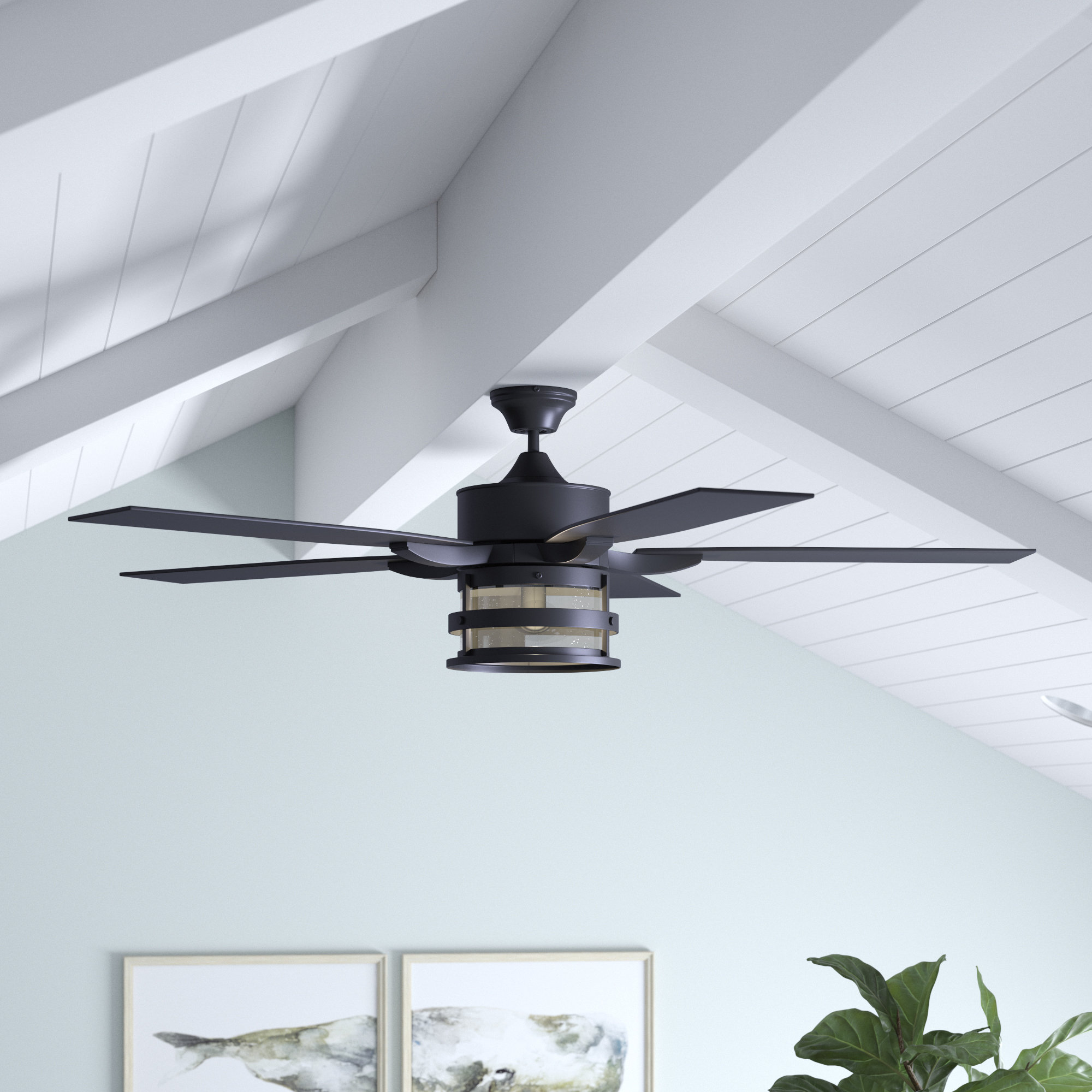 Breakwater Bay 52 Wilhite 5 Blade Standard Ceiling Fan With Remote Control And Light Kit Included Reviews Wayfair