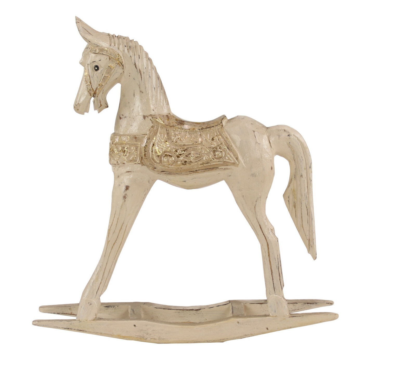 wooden rocking horse ornament