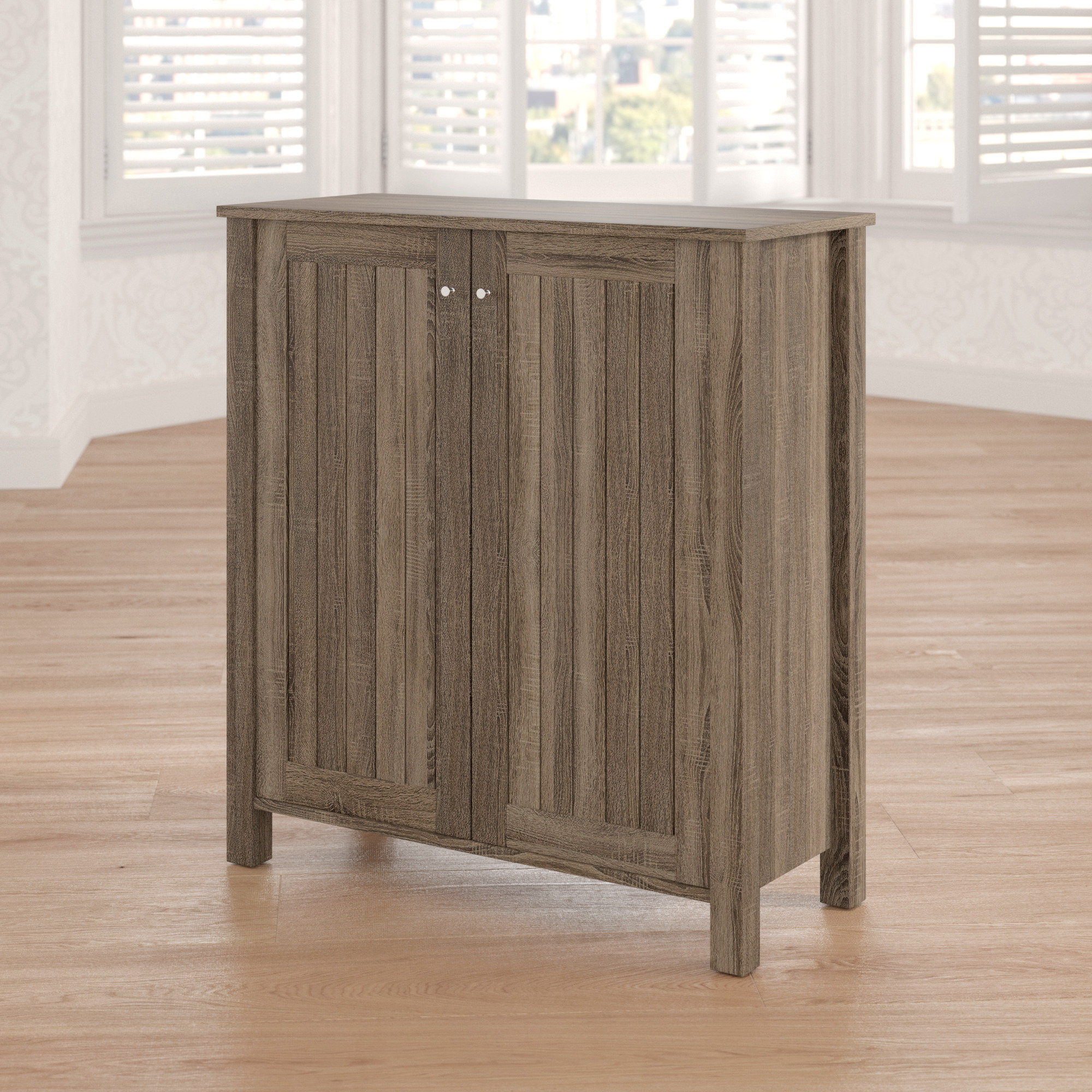 4 Tier 20 Pair Shoe Storage Cabinet Reviews Birch Lane