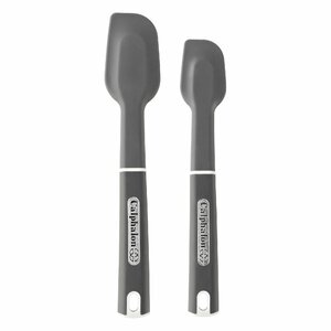 Nylon Utensils 2 Piece Silicone Scraper Set