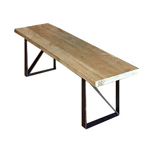 Küchenbank aus Holz/Eisen von Katigi Designs