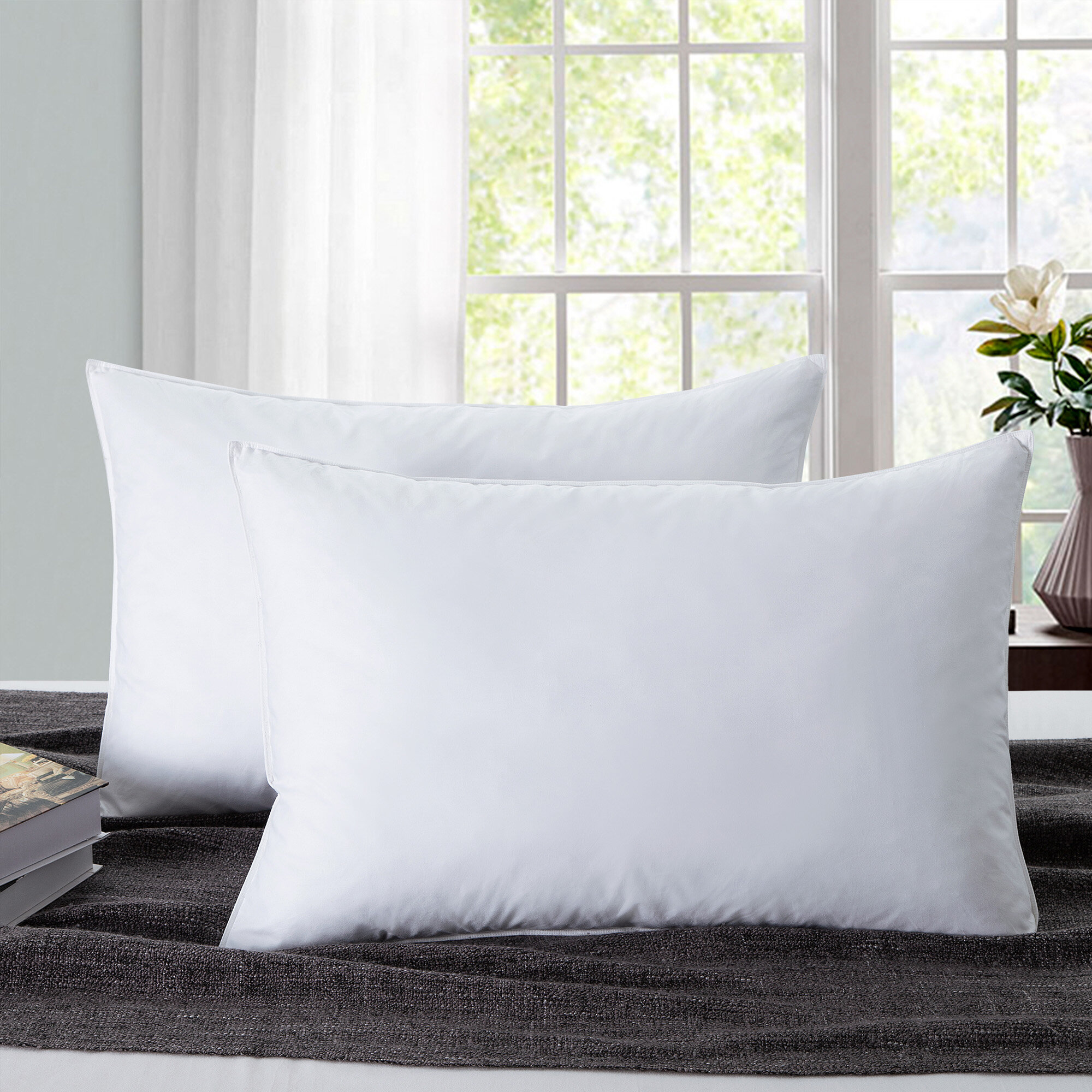Pacific Coast Feather Dreamy Nights Grand Impression Firm Density White Pillow 